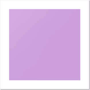 Wisteria Purple Solid Color Posters and Art